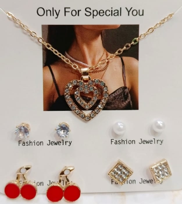 Elegant Jewelry Set - Necklace &amp; Earrings - Perfect Gift